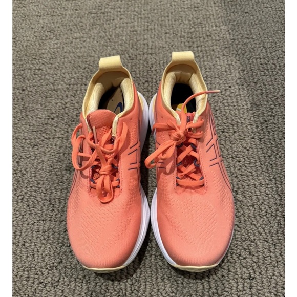 WOMENS ASICS GEL-Nimbus 25 Papaya Dusty Purple - Size 9.5 - Picture 1 of 7